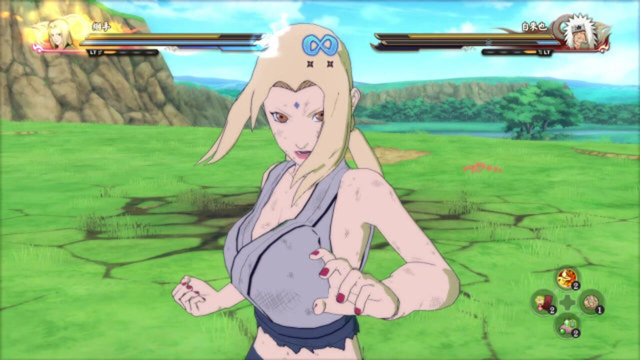 火影忍者究极风暴4:纲手vs自来也,两个螺旋丸?_腾讯视频