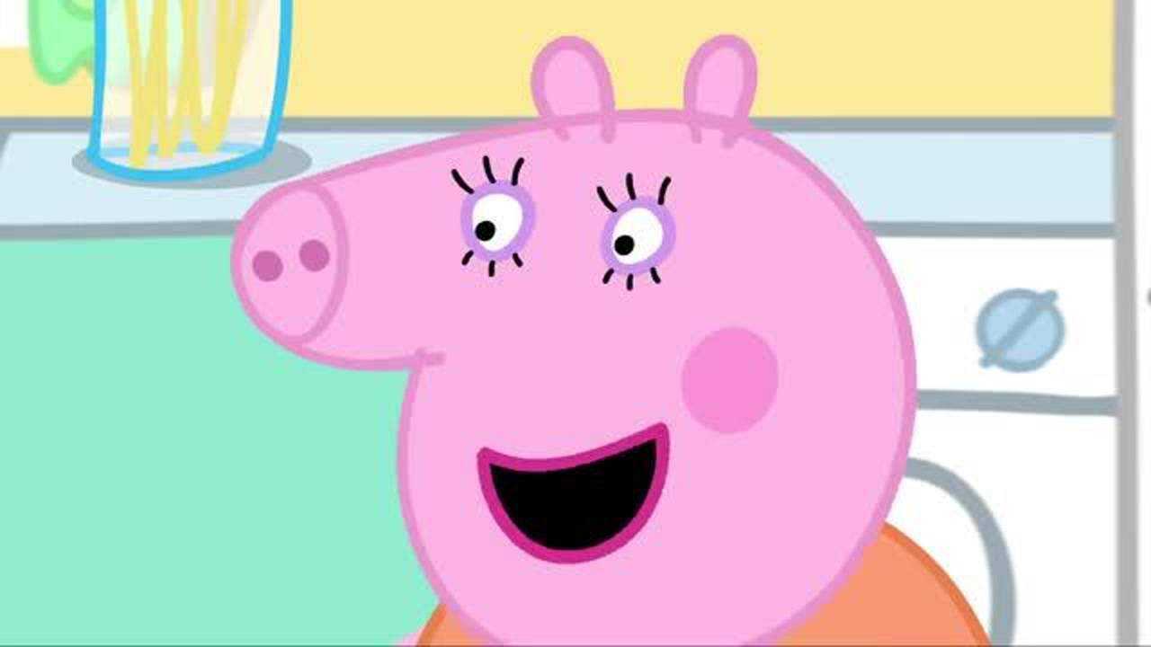 佩奇乐极生悲,笑的正开心呢,牙齿整掉了!