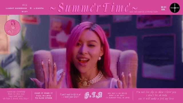 G.I.A 金吉雅《Summer Time》造型好像Blackpink的rose啊