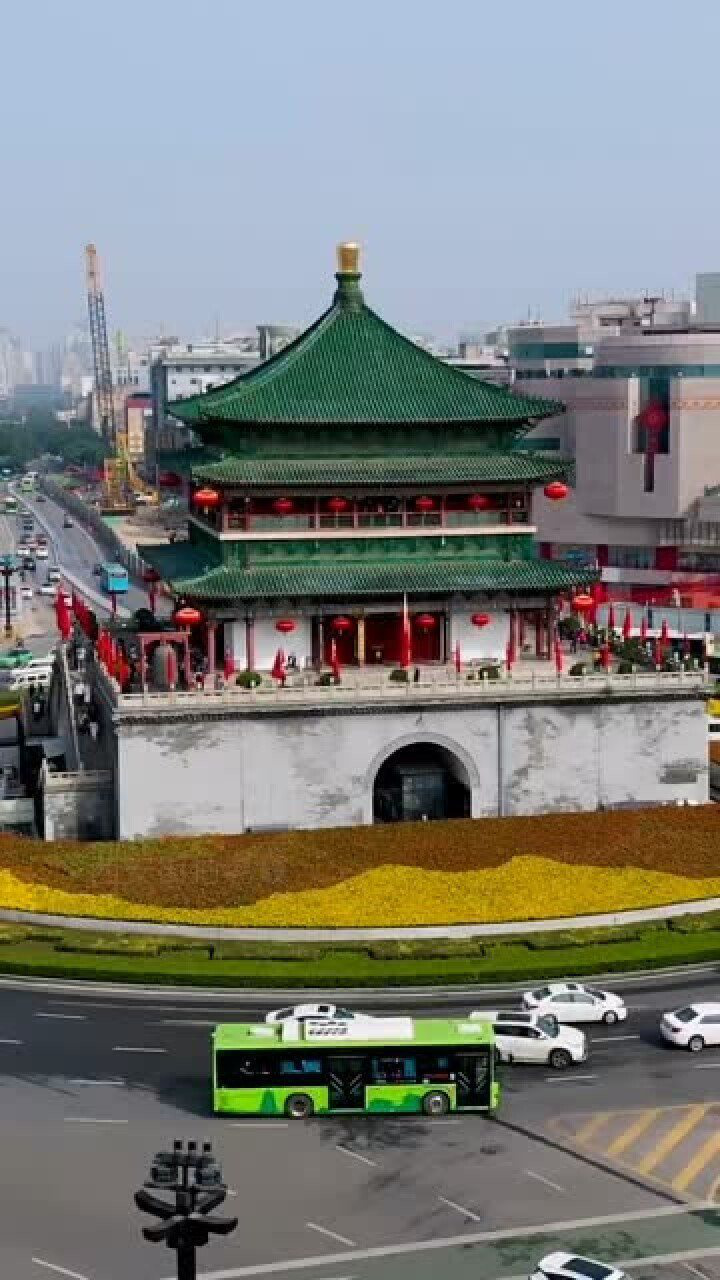 西安钟楼,富有历史的底蕴