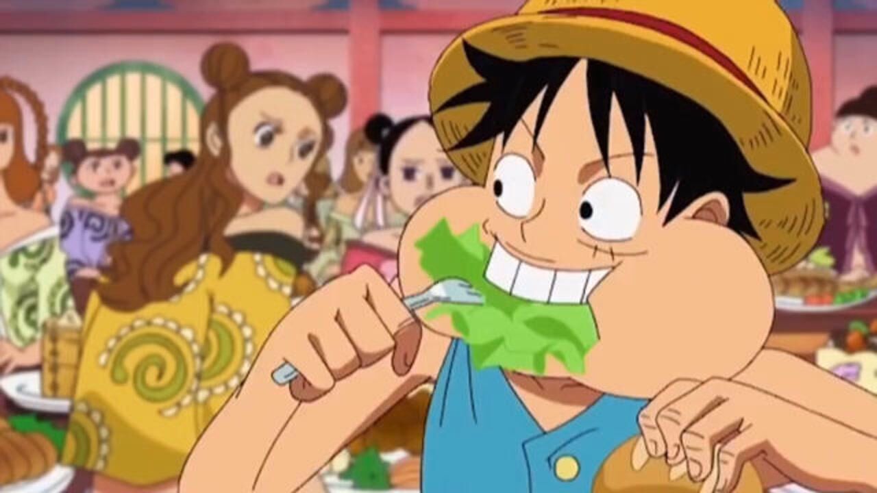 海贼王大胃王路飞吃饭合集专治各种没胃口