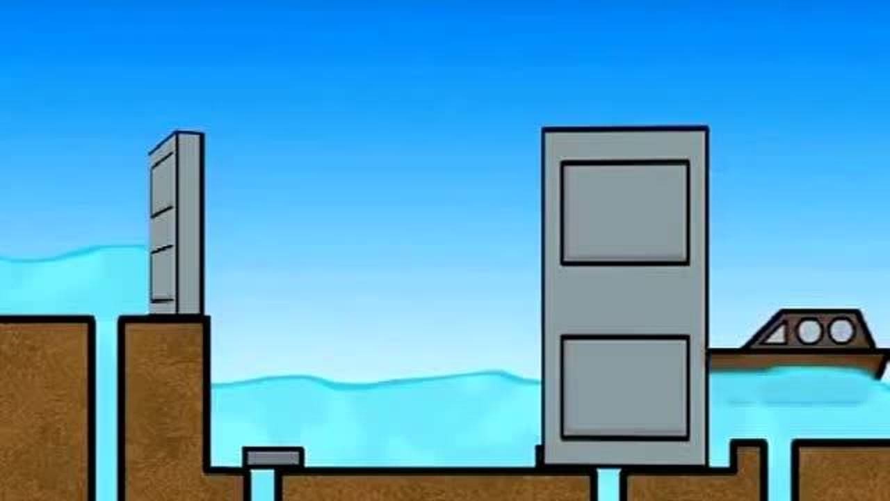 船闸的原理动画真是涨知识了