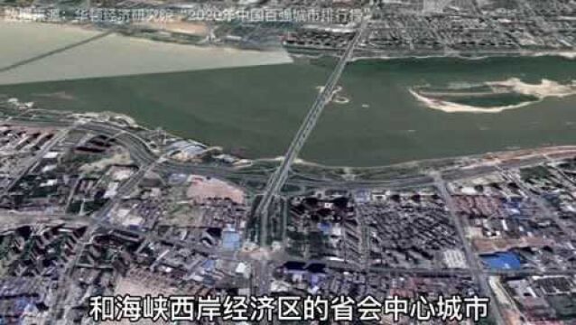 卫星航拍:江西4个中国百强城市!江西的二、三、四之争落下帷幕