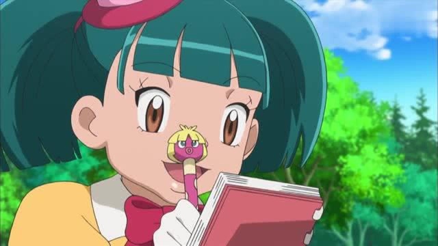 精灵宝可梦莎莉娜给出了建议小女孩把它记在了小本本上