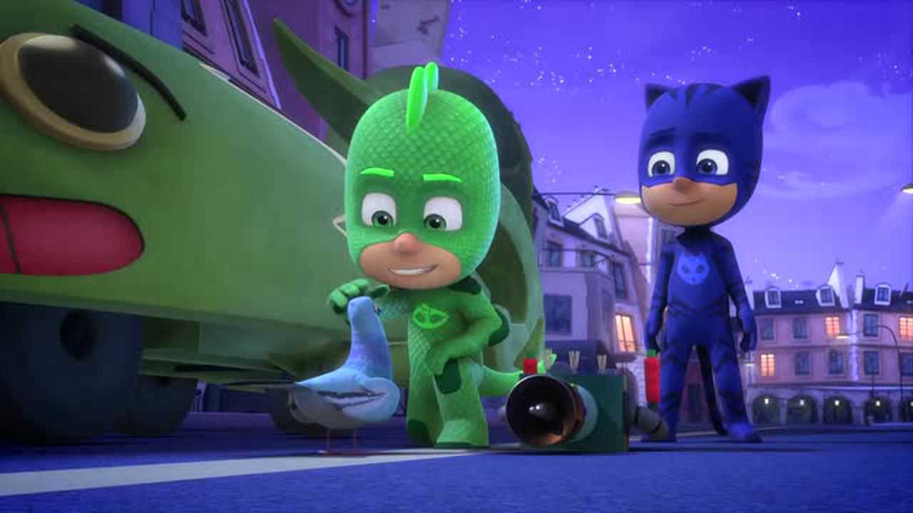 睡衣小英雄大家都恢复正常缩小器要放回总部了