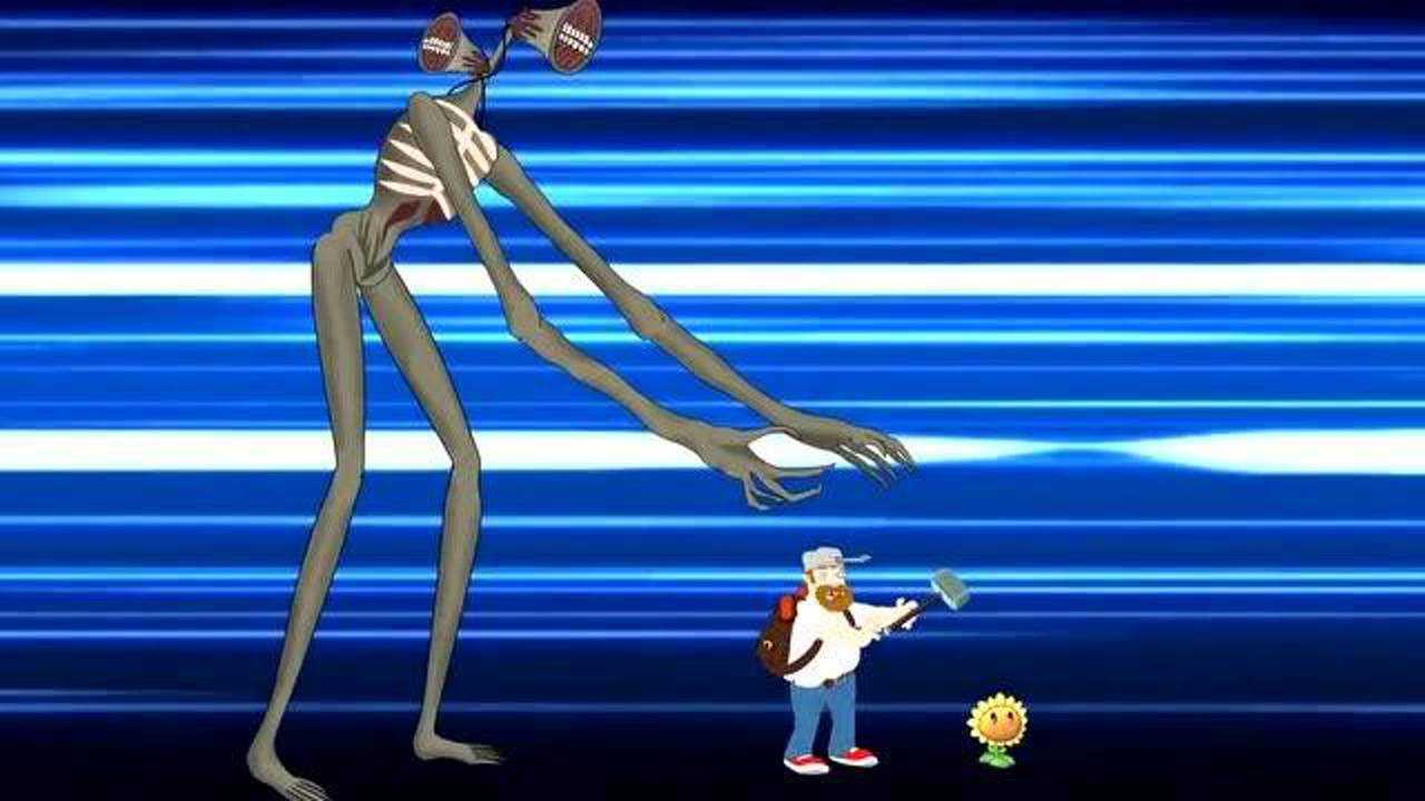 植物僵尸:植物主人被喇叭怪追着跑