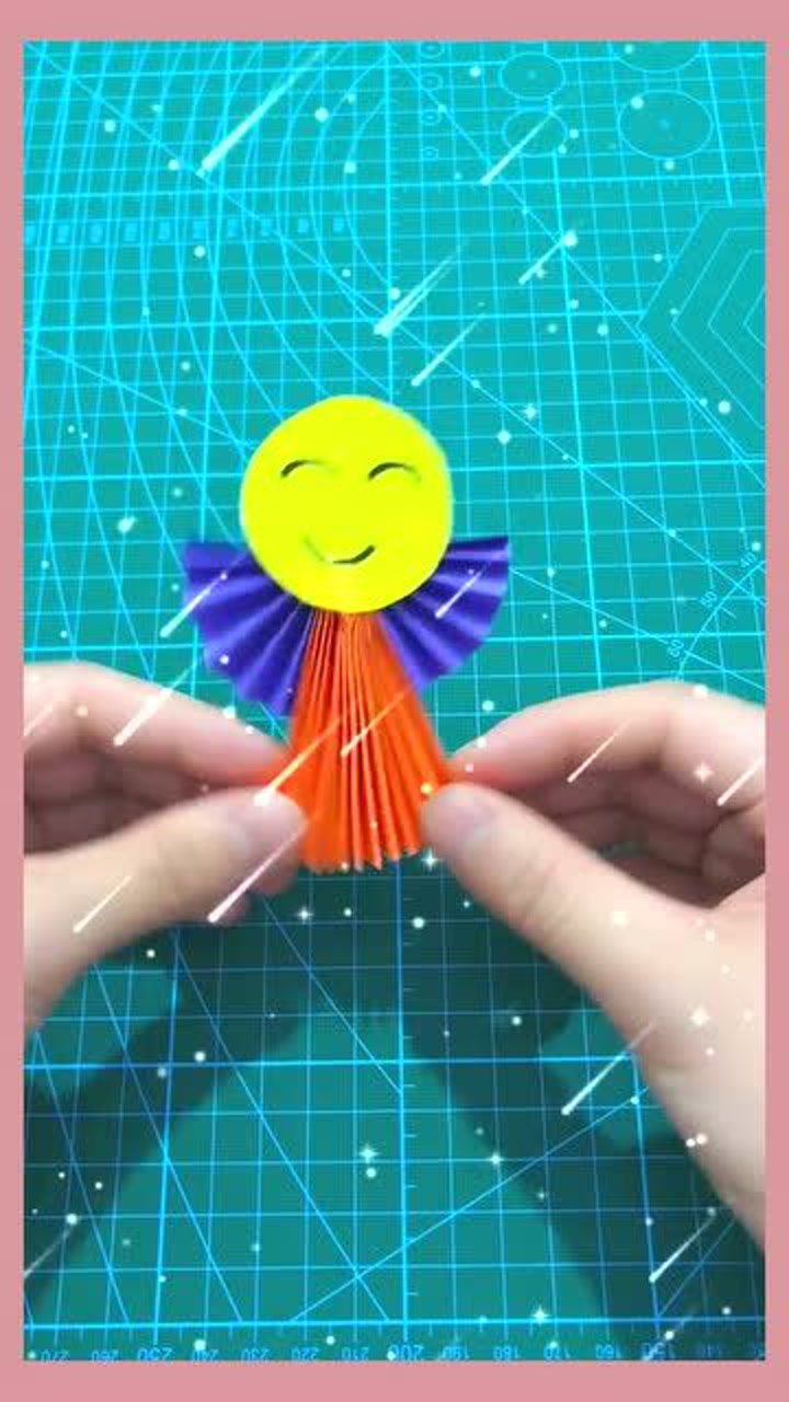 精致好看的晴天娃娃折纸简单易学