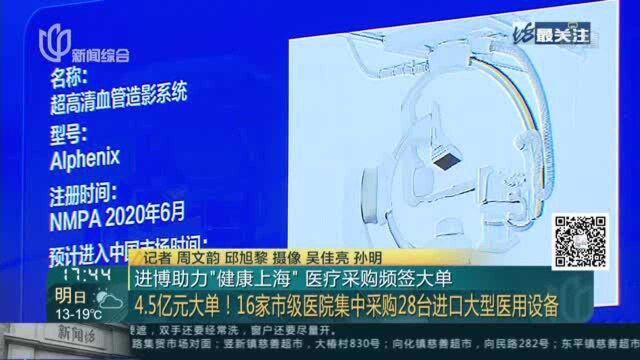 进博助力“健康上海” 医疗采购频签大单