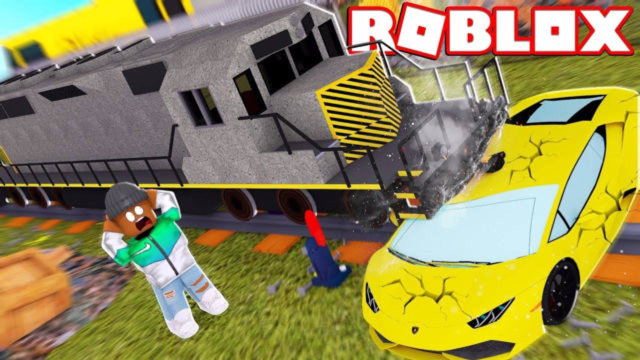 roblox汽车vs火车巨龙巴士撞击磁悬浮列车面面解说