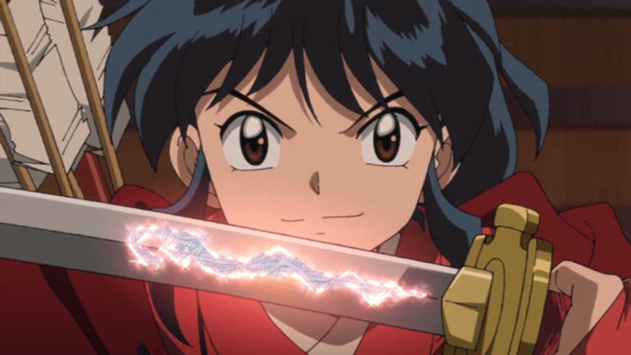 半妖的夜叉姬诸叶进入竹千代梦境里看到犬夜叉和戈薇