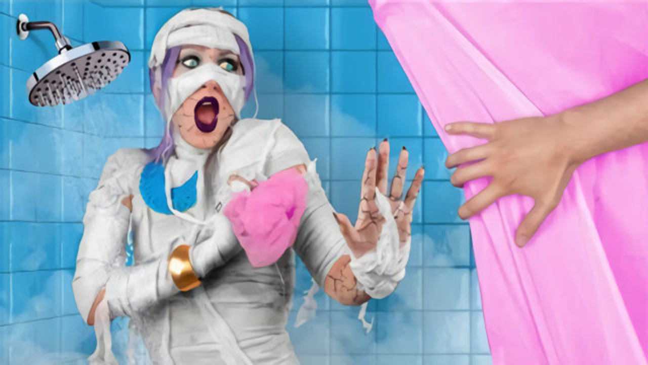 跟木乃伊做朋友是什么感觉?美女真人演绎,看完爆笑不已!