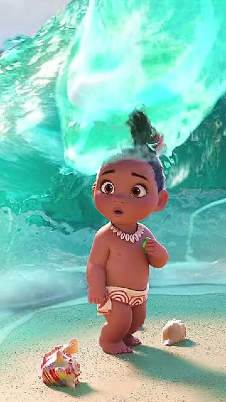 海洋奇缘,可爱的小莫阿娜,喜欢大海的孩子