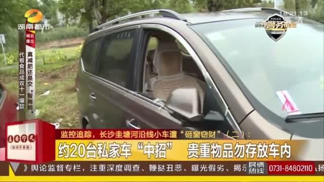 数十台车被砸车窗盗窃 专挑轿车SUV下手 民警:贵重物品勿存放车内!