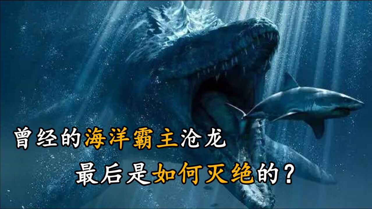 曾经的海洋霸主沧龙将上龙类赶尽杀绝最后是怎么灭绝的