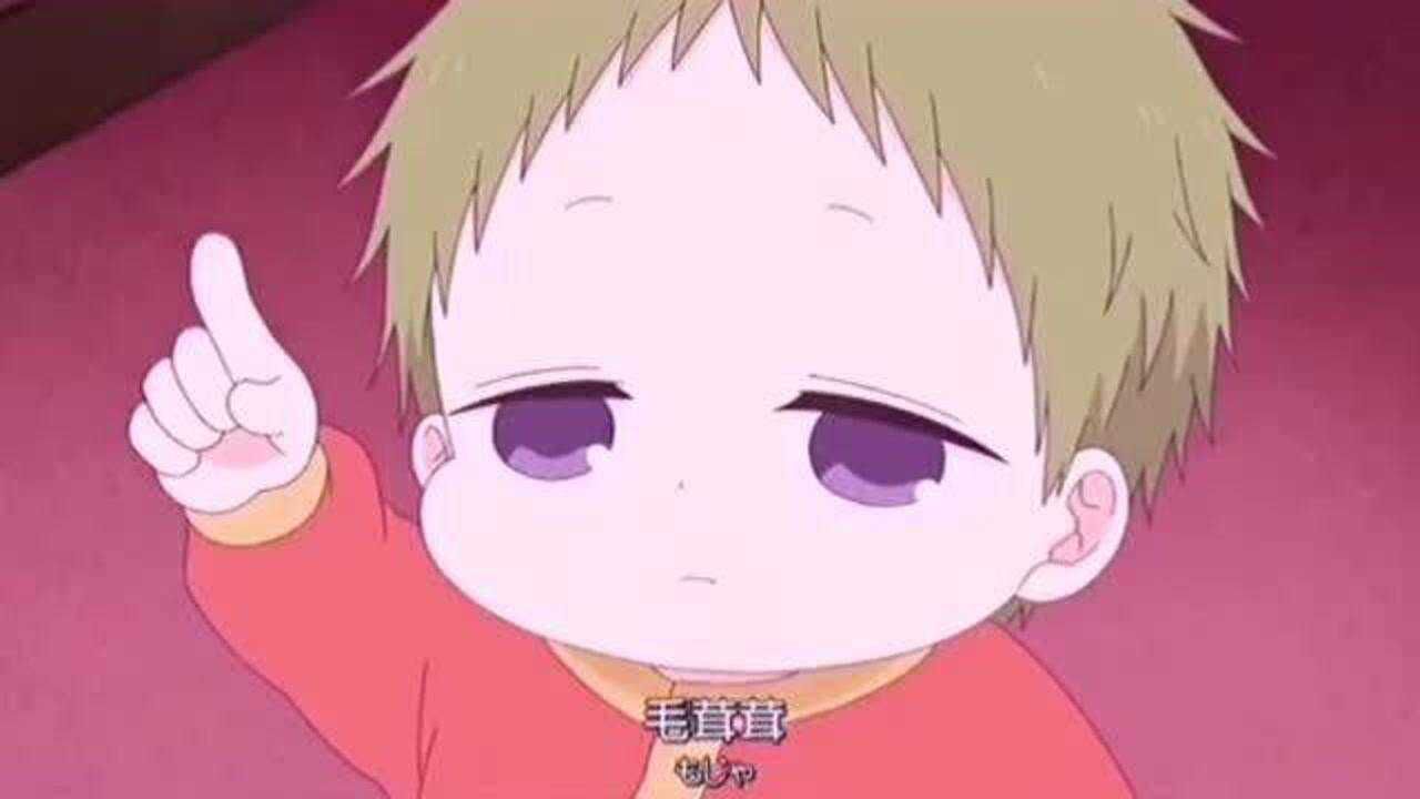 学园奶爸:虎太郎的新发型,爆炸头也太可爱了