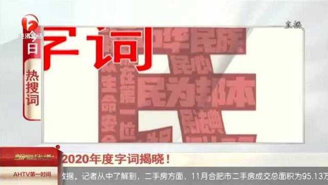 2020年度字词揭晓!