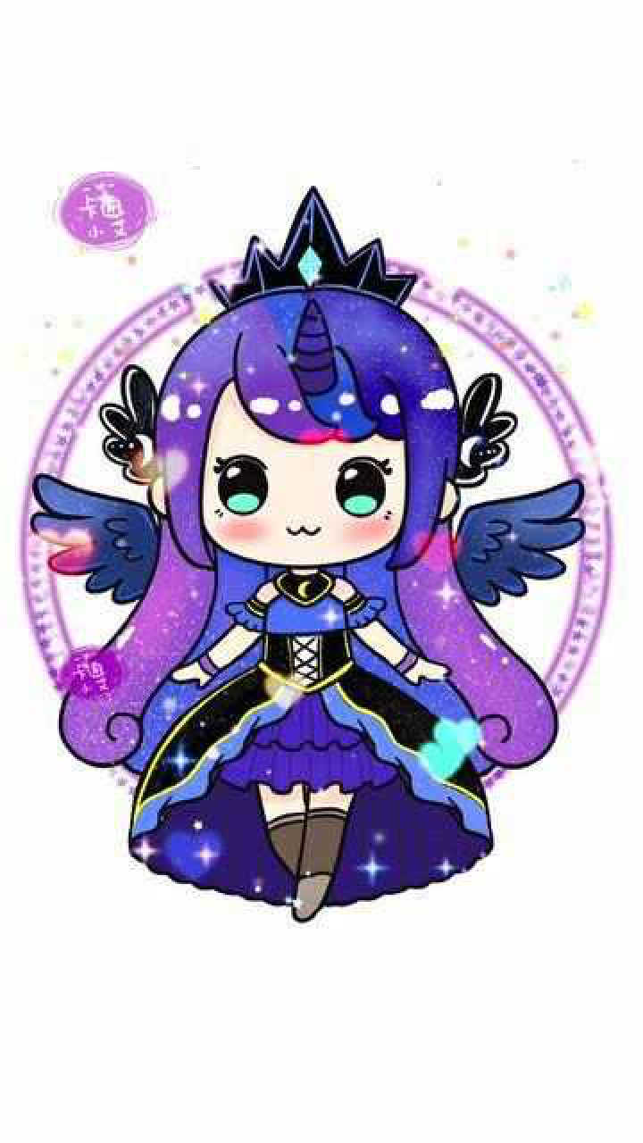 小马宝莉月亮公主 女孩迷你月亮公主 画画教程_腾讯视频