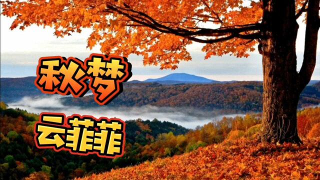 云菲菲《秋梦》秋天美景荡涤 歌声醉人