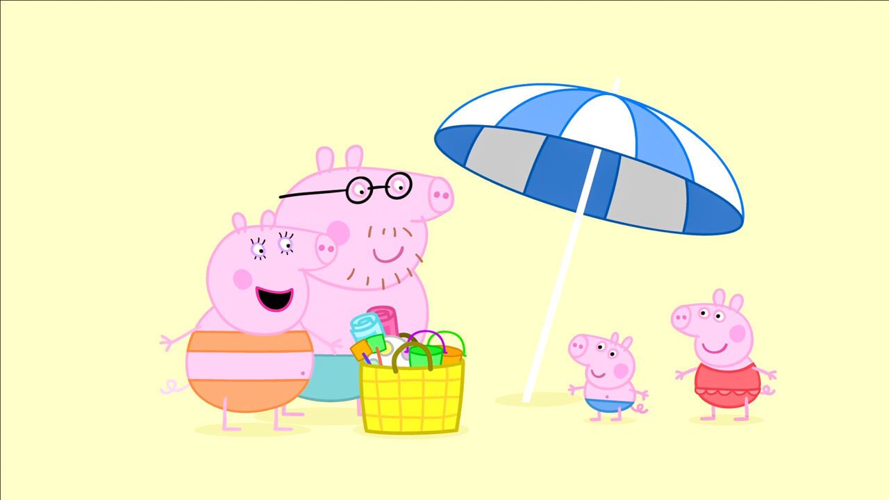 小猪佩奇:小猪佩奇度假的一天