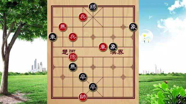 象棋残局:神奇弃马吸引,尤如画龙点睛,绝妙招法神仙难解