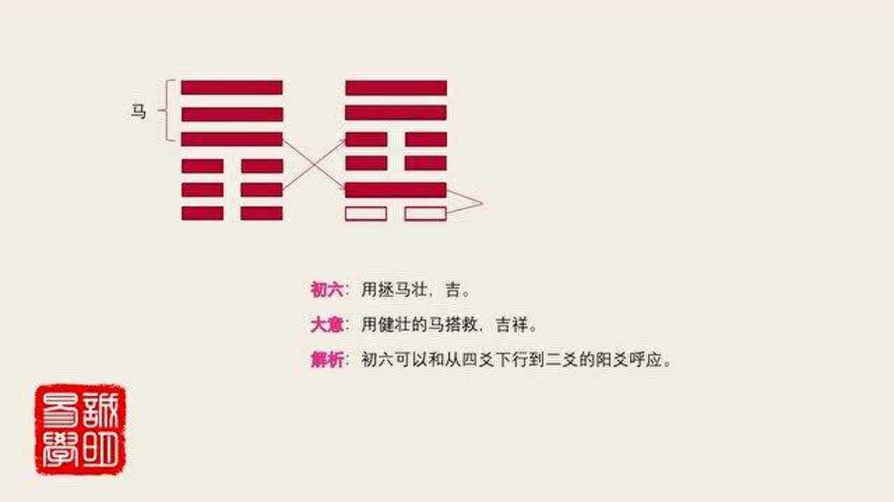 《诚明易学》易经卦爻辞详解——涣卦初六:用拯马壮,吉_高清1080P在线观看平台_腾讯视频