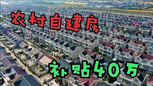 (123)江苏太仓农村集中居住区,补贴40万够建毛坯,装修自己出