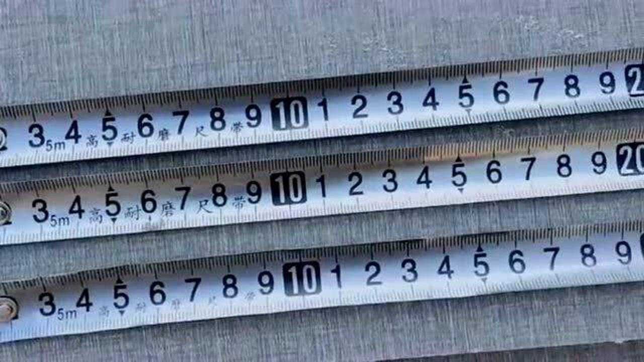同样都是卷尺,没想到长度还是不一样的,真好奇设计师是怎样的人才!
