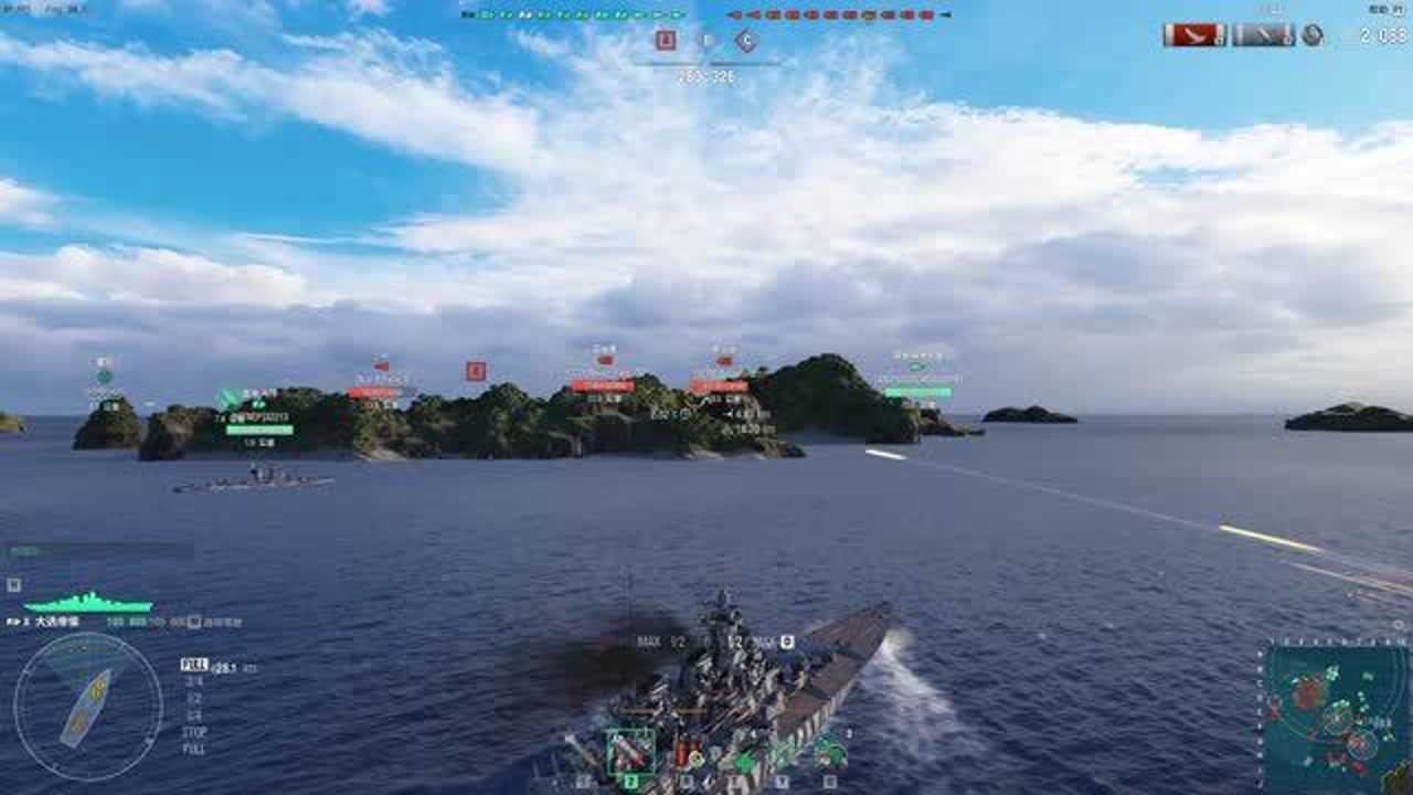 戰艦世界:大選帝侯近戰,副炮流,極限開火