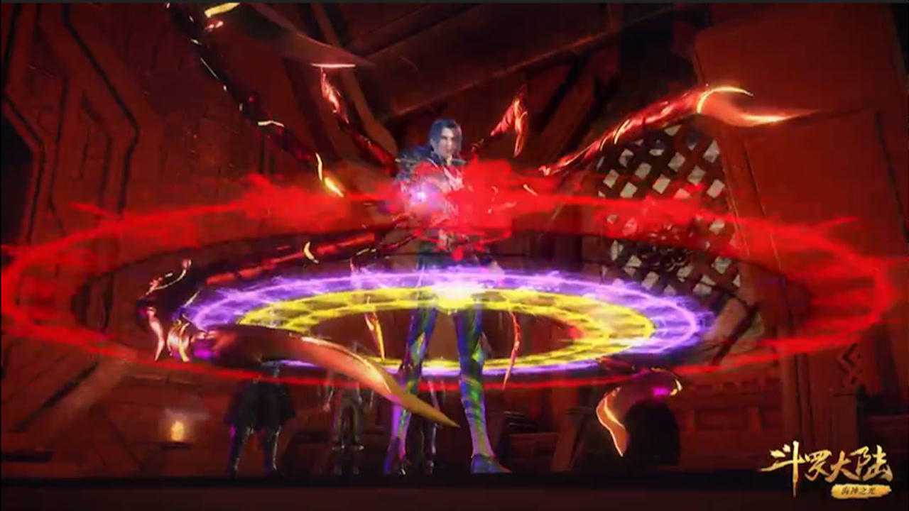 斗罗大陆:唐三亮出十万年魂环家魂骨,震惊在场所有人!