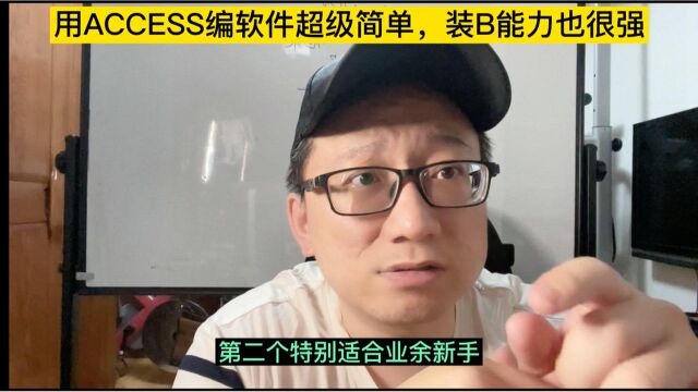 用ACCESS编写软件超级简单,装B能力也很强