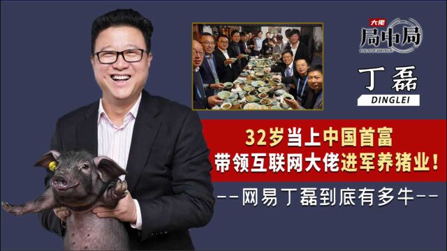 32岁当上中国首富,带领互联网大佬进军养猪业!网易丁磊到底有多牛