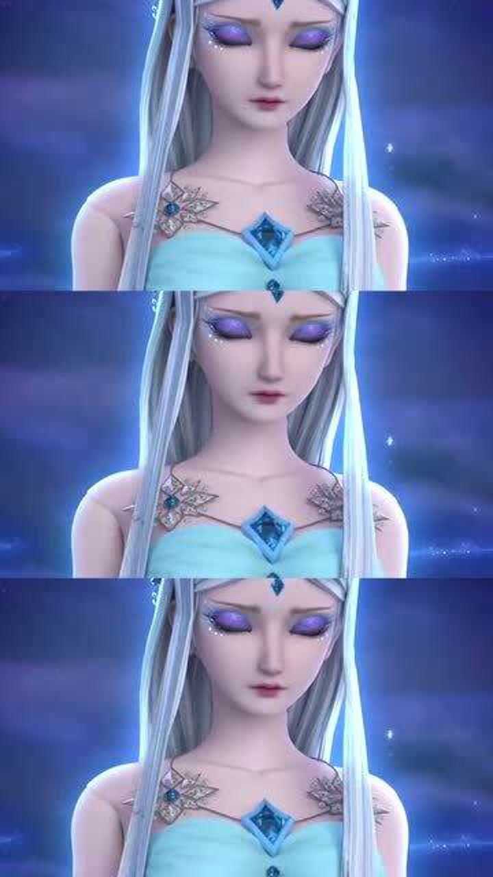 叶罗丽精灵梦:冰晶川的守护女神,在她这孤僻高冷的气质中,藏着一颗