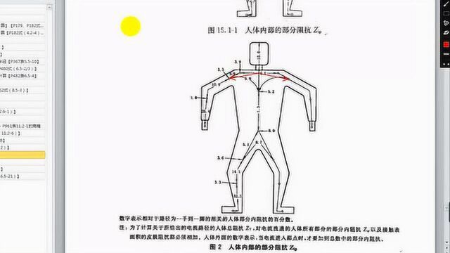 【配四勘误】人体内部阻抗【P1447图15.11】