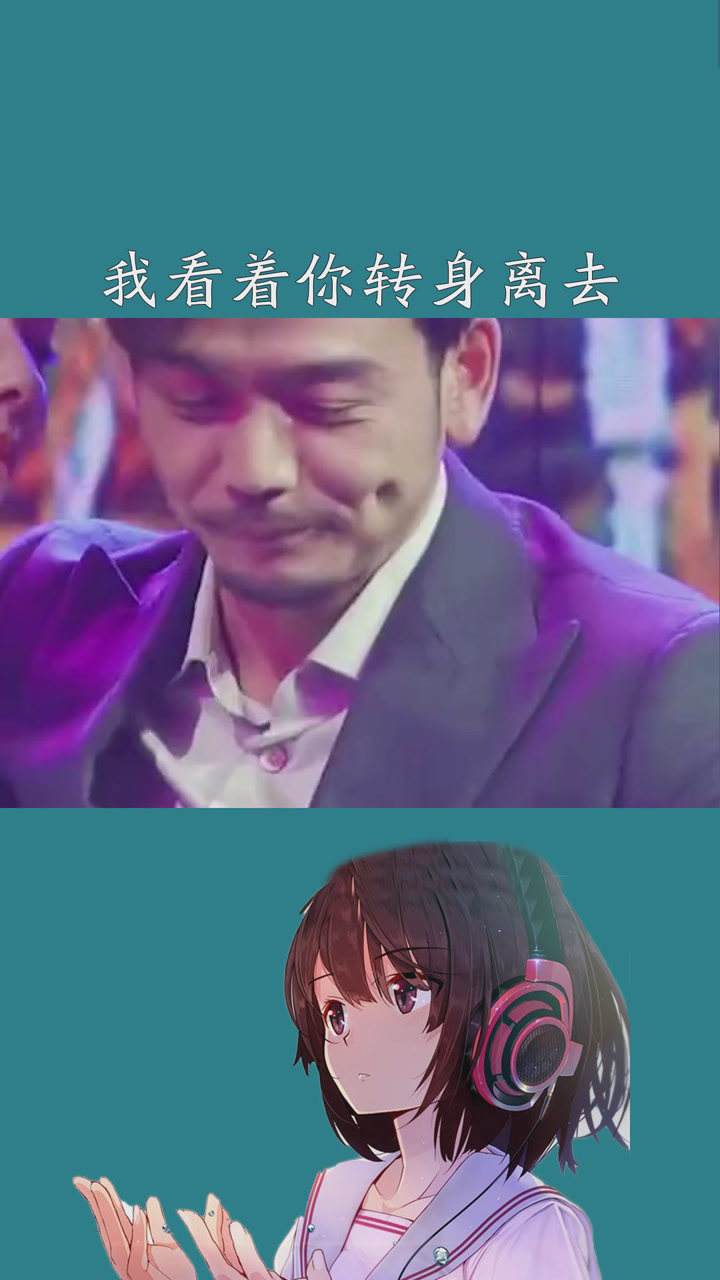 我看着你转身离去任凭眼泪在雨中纷飞其实好想说声可不可以话到嘴边