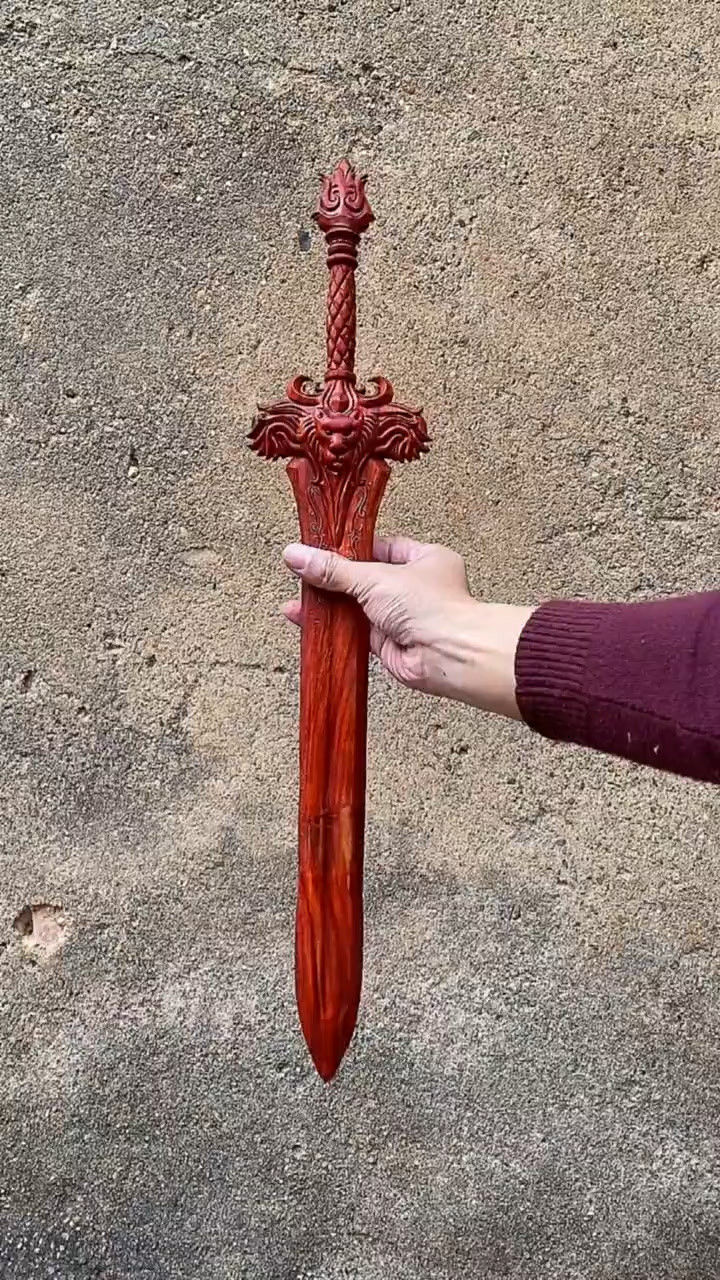 木制红木大宝剑