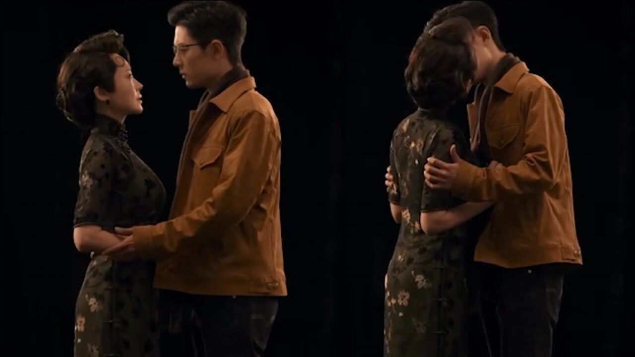 忘年恋cp肖战许晴缠绵吻戏曝光相差23岁的深情互动性张力十足