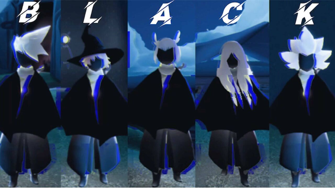 【sky光遇】黑脸蝙蝠武士裤