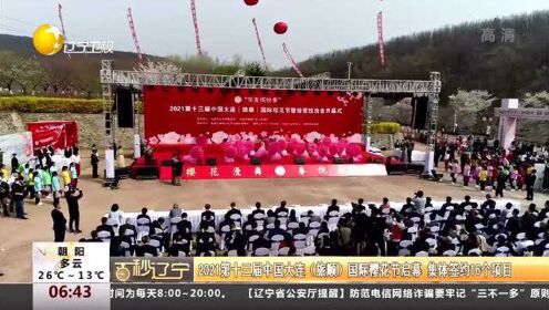 2021第十三届中国大连(旅顺)国际樱花节启幕，集体签约16个项目