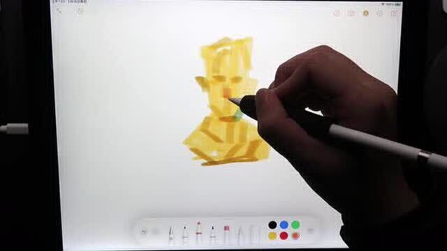 IOS备忘录 跟着画系列 苹果原生软件也很棒啊 iPad Pro【忙波画画】