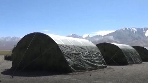 赞！新型充气式帐篷试装高原部队