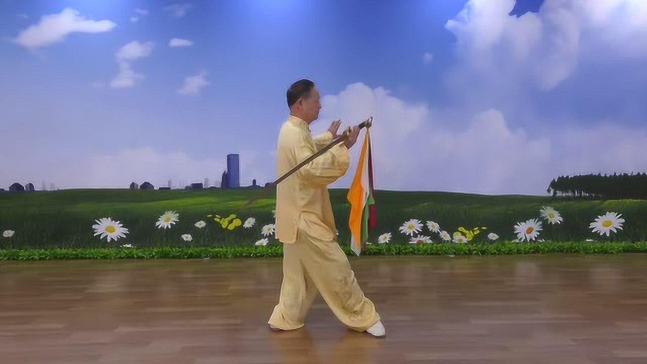 杨氏52式太极刀分解教学(29-39式)_高清1080P在线观看平台_腾讯视频