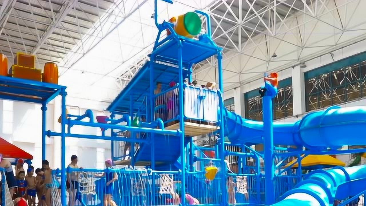 松原威尼斯水上乐园实拍 _腾讯视频