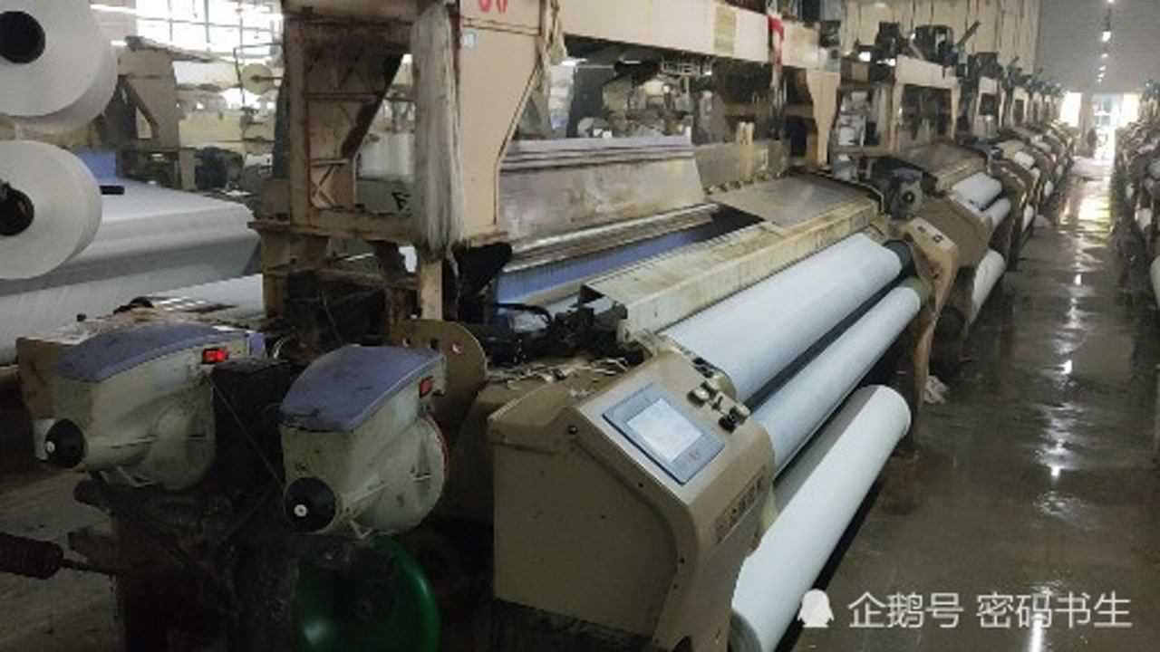 喷水织布全过程_高清
