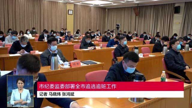 市纪委监委部署全市追逃追赃工作