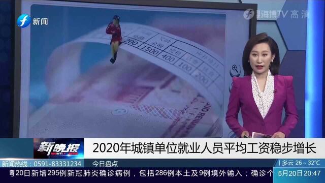 统计局:2020城镇单位就业人员平均工资逐步增长 这些岗位尤为突出!