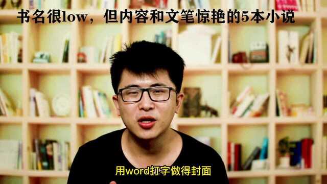 五本书名很low ,但内容极度惊艳的小说