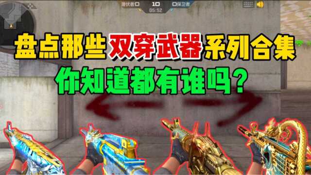 【CFM】盘点那些“双穿武器”系列合集,你知道都有谁吗?