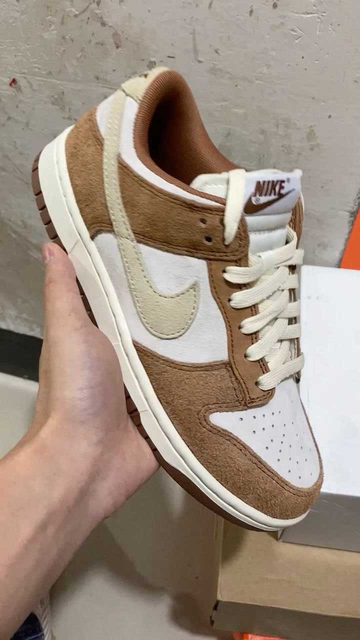 陆柯燃同款nikesbdunklowretroprmmediumcurry白棕小麦
