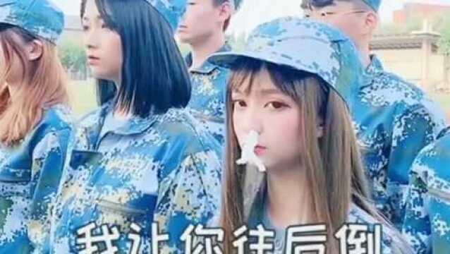 军训当中,竟然发生这样的事.