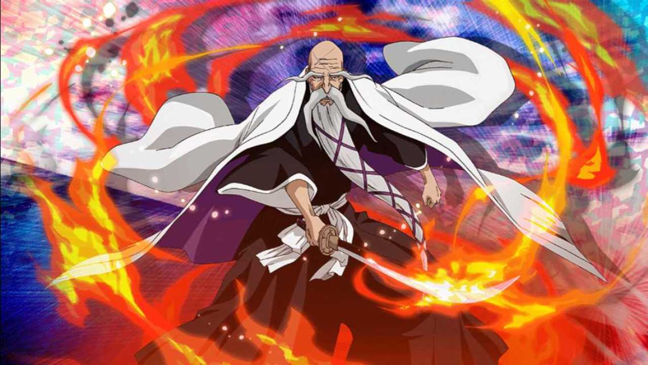 bleach 山本元柳齋重國(1番隊隊長) 斬魂刀:流刃若火